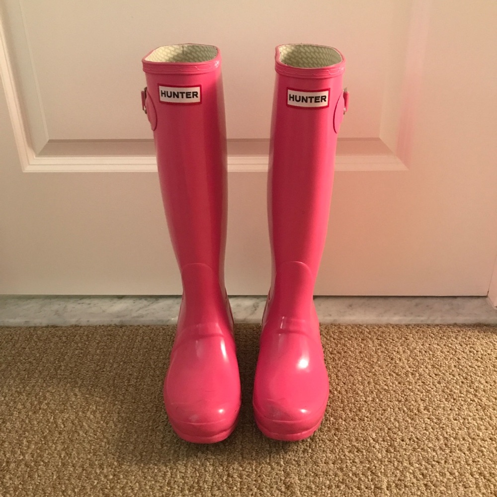 Pink Hunter Boots